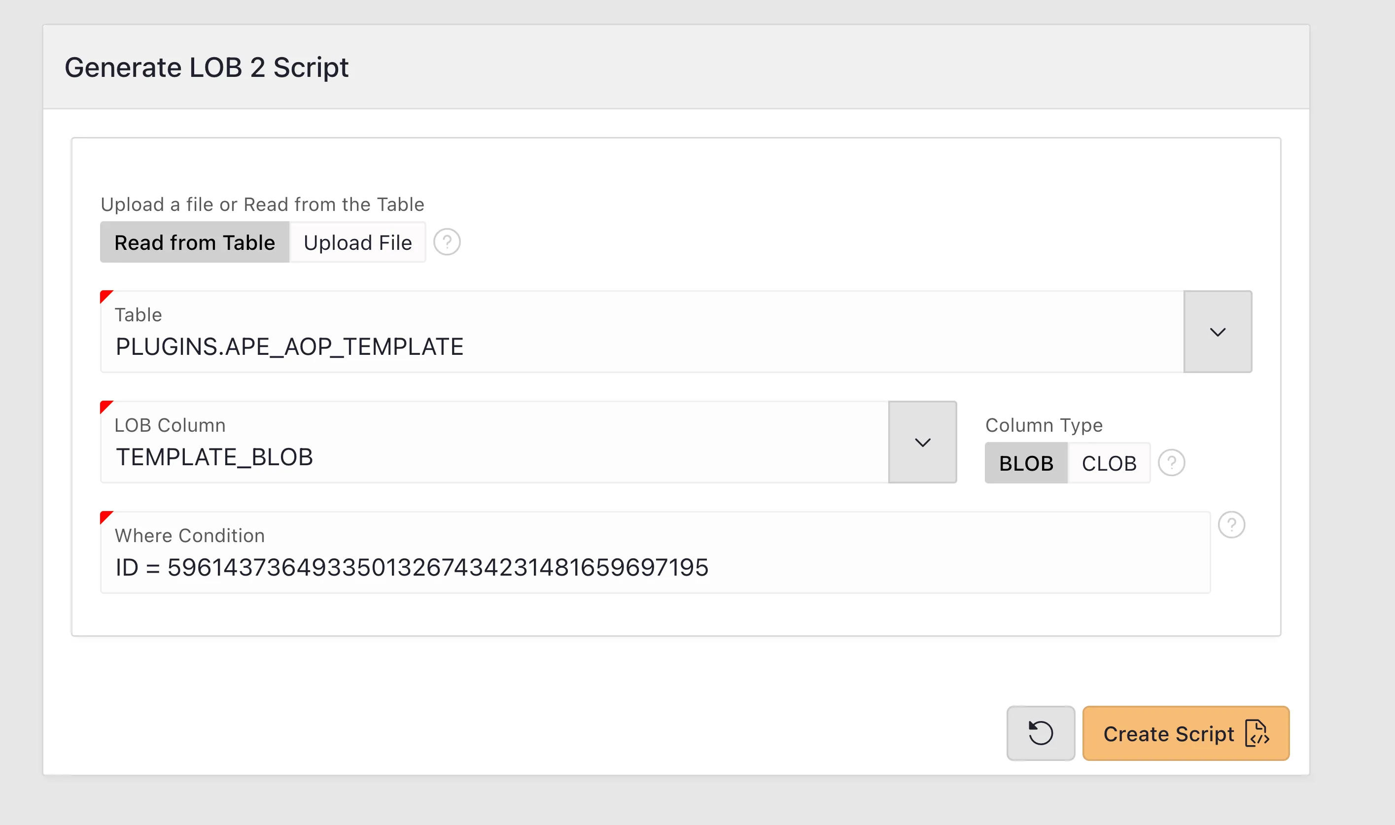 Database Read Mode