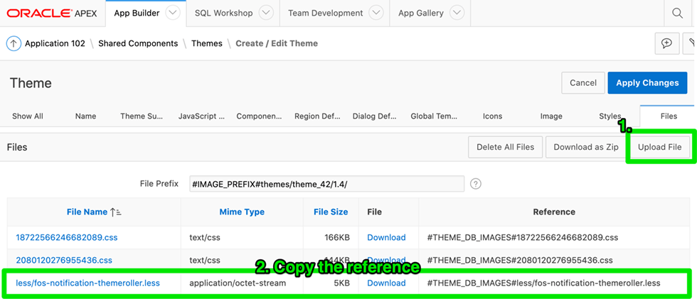 Upload Theme File