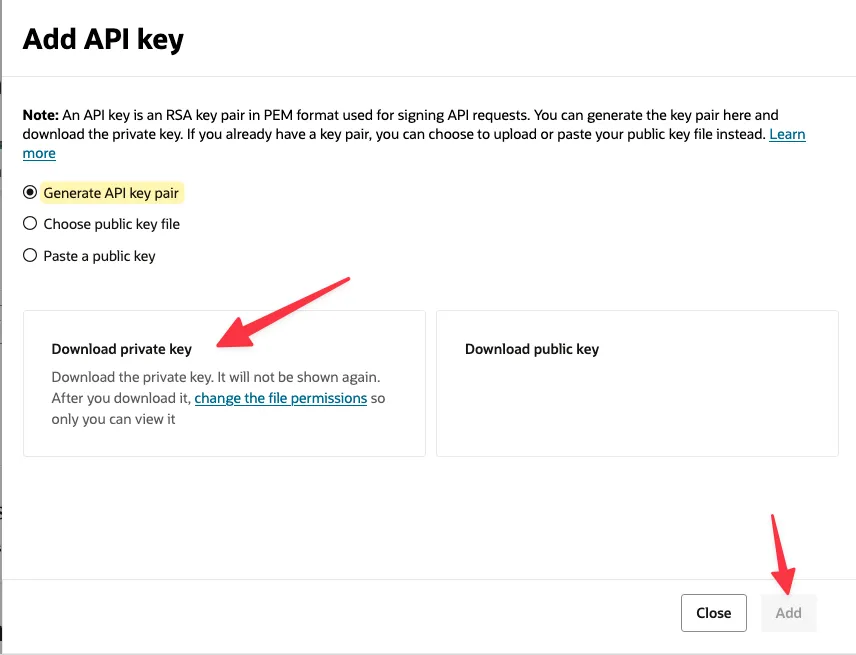 Download key